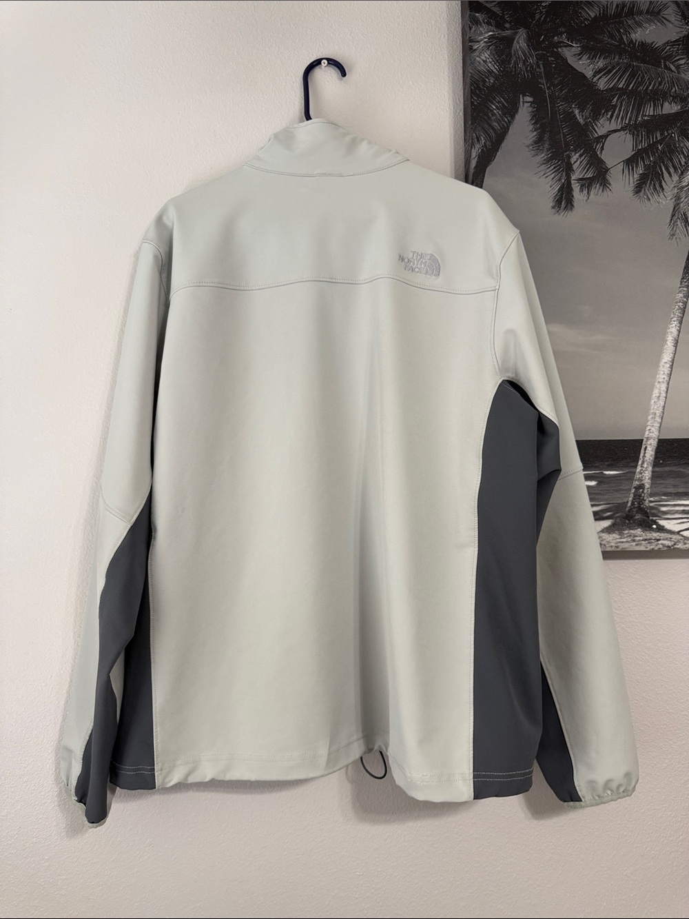 The North Face Men’s XL Gray Two-Tone Softshell Jacket Full Zip - Picture 8 of 10